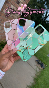 Geometric phone case